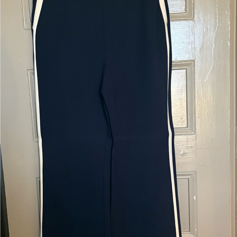 Chico's Dark Blue Joggers with White Accents